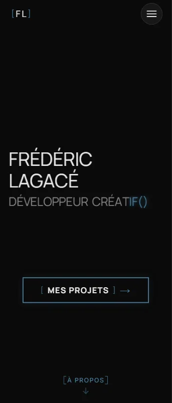 Nouveau portfolio - scroll horizontal